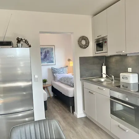 公寓 Fewo1846 - Strandresidenz Wassersleben Kuestennest - Luxurioeses Studioapartment Mit Balkon Und Meerblick *