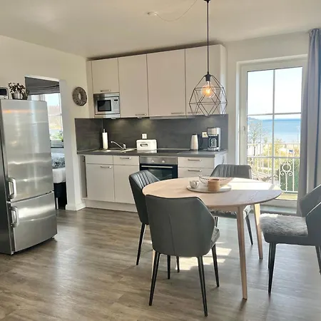 Fewo1846 - Strandresidenz Wassersleben Kuestennest - Luxurioeses Studioapartment Mit Balkon Und Meerblick